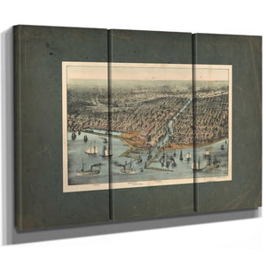 Chicago as it Was — Framed Wall Art Room View | Bella Frye