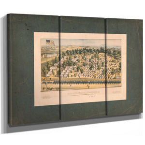 Camp Patterson Park Baltimore Md 11th Regt New York Volunteers Col Dc Littl — Framed Wall Art Room View | Bella Frye
