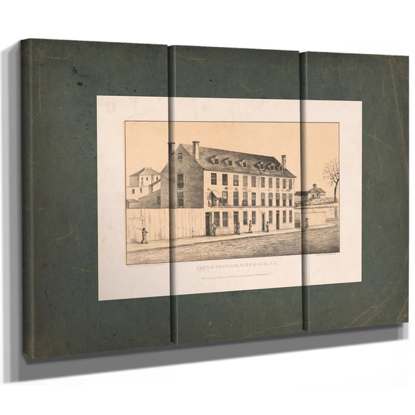 Castle Thunder Richmond Va 19th Century — Framed Wall Art Room View | Bella Frye