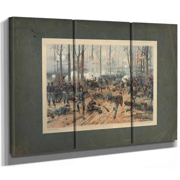 Battle of Shiloh 1888 — Framed Wall Art Room View | Bella Frye