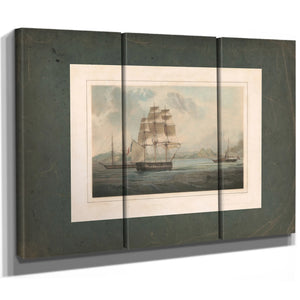 Frigate America Frigate La Rein Blanche 19th Century — Framed Wall Art Room View | Bella Frye
