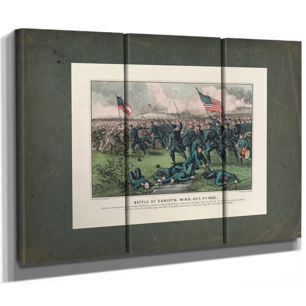Battle of Corinth Miss Oct 4th 1862 1862 — Framed Wall Art Room View | Bella Frye