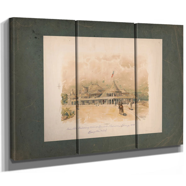 Iowa State Building World Columbian Exposition Chicago 1893 1892 — Framed Wall Art Room View | Bella Frye