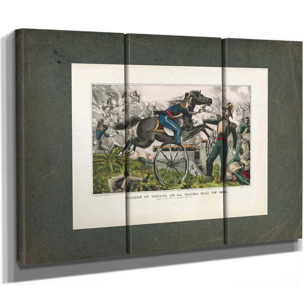 Battle of Resaca De La Palma May 9th 1846 Capture of Genl Vega by the Gallan — Framed Wall Art Room View | Bella Frye