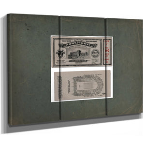 Ticket to the 1926 Army Navy Game 2 6438a1 2_1 — Framed Wall Art Room View | Bella Frye