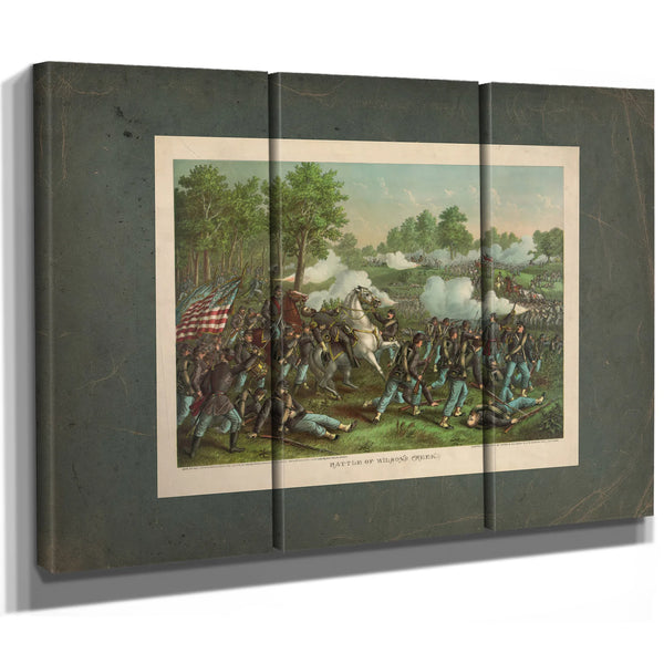 Battle of Wilsons Creekaug 1 1861union Gen Lyon Conf Gen Mcculloch 1893 — Framed Wall Art Room View | Bella Frye