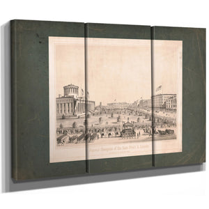 Funeral Obsequies of the Late President Abraham Lincoln Columbus Ohio April — Framed Wall Art Room View | Bella Frye