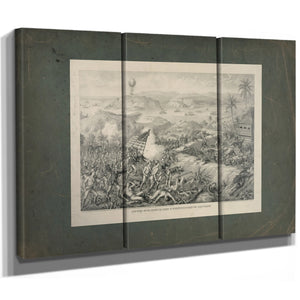Capture of El Caney El Paso Fortifications of Santiago 1898 — Framed Wall Art Room View | Bella Frye