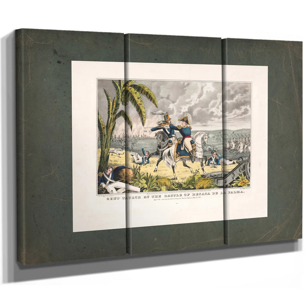 General Taylor at the Battle of Resaca De La Palma Capt May Receiving His or — Framed Wall Art Room View | Bella Frye
