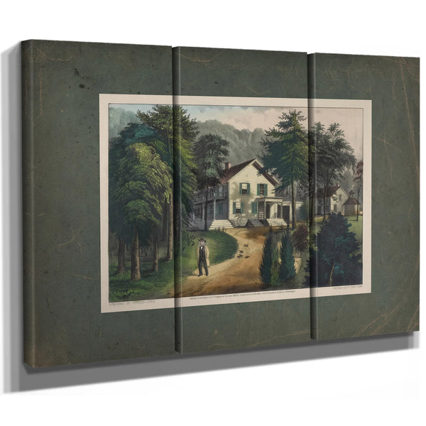 Chappaqua Farm West Chester County Ny the Residence of the Hon Horace Greely — Framed Wall Art Room View | Bella Frye