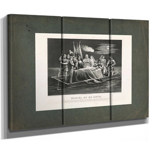 Burial of Desoto 1876 — Framed Wall Art Room View | Bella Frye