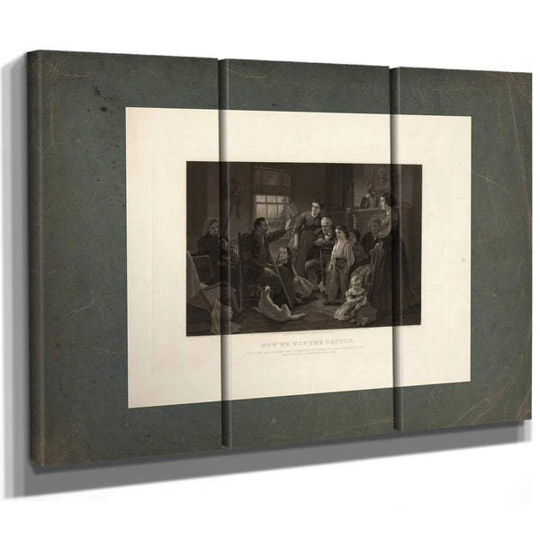 How We Won the Battle 19th Century — Framed Wall Art Room View | Bella Frye