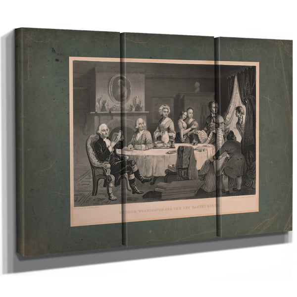 George Washington and the Spy Harvey Birch 184 185 — Framed Wall Art Room View | Bella Frye