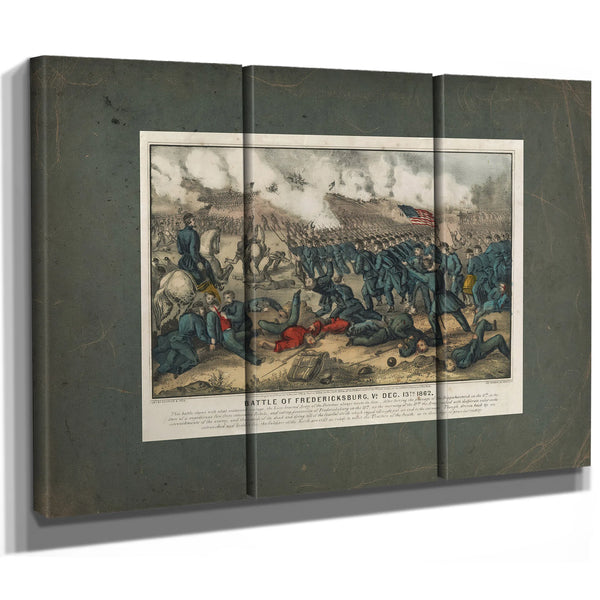 Battle of Fredericksburg Va Dec 13th 1862 1862 — Framed Wall Art Room View | Bella Frye