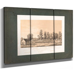 Camp Ready Hamburg Tennessee 19th Century — Framed Wall Art Room View | Bella Frye