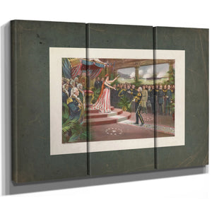 Americas Welcome to Dewey 1899 — Framed Wall Art Room View | Bella Frye