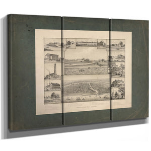 Chicago in Early Days 1779 1857 1893 — Framed Wall Art Room View | Bella Frye