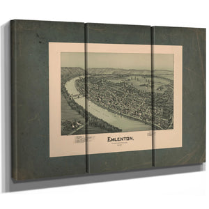 Emlenton Venango County Pennsylvania 1897 1897 — Framed Wall Art Room View | Bella Frye