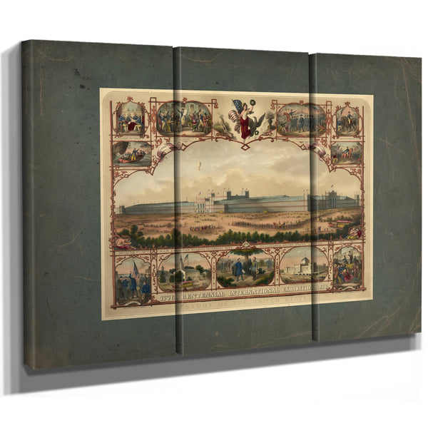1776 Centennial International Exhibition 1876 History of the United States 18 — Framed Wall Art Room View | Bella Frye
