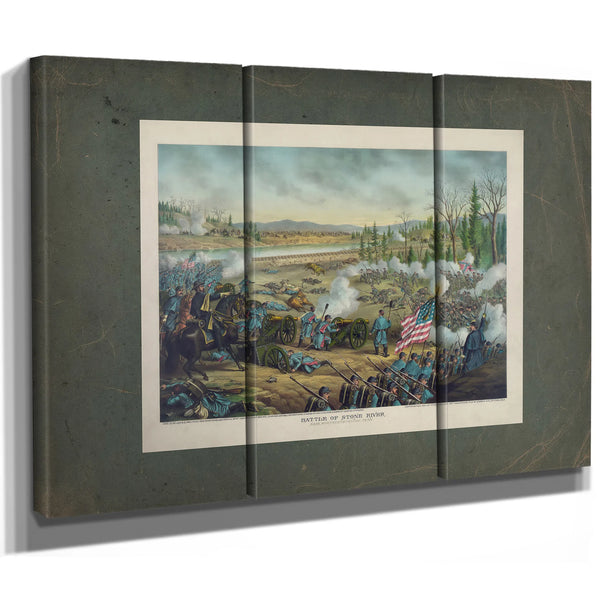Battle of Stone River Near Murfreesborough Tenndec 31 62 Jan 2 3 1863union G — Framed Wall Art Room View | Bella Frye