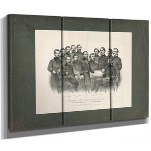 Grant and His Generals Distinguished Commanders in the Campaign Against Rich — Framed Wall Art Room View | Bella Frye