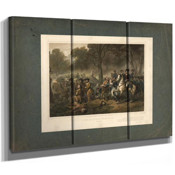 Life of George Washingtonthe Soldier 1854 — Framed Wall Art Room View | Bella Frye