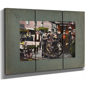 The Huddled Masses of Mulberry Bend — Framed Wall Art Room View | Bella Frye