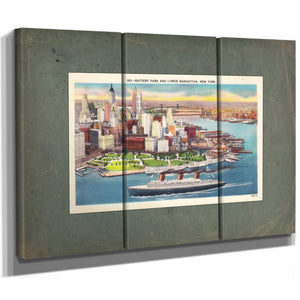 Harbor of Ambition Lower Manhattans Gilded Gateway — Framed Wall Art Room View | Bella Frye