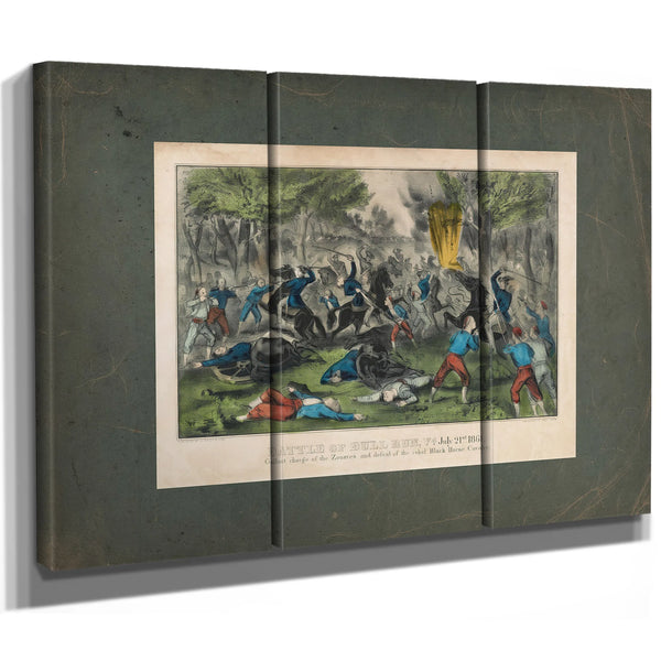Battle of Bull Run Va July 21st 1861 1861 — Framed Wall Art Room View | Bella Frye