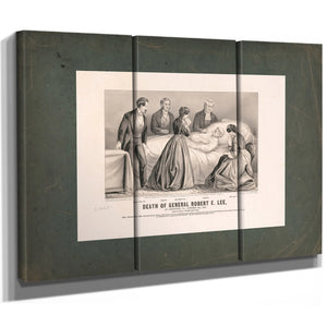 Death of General Robert E Lee at Lexington Va October 12th 187 Aged 62 Year — Framed Wall Art Room View | Bella Frye