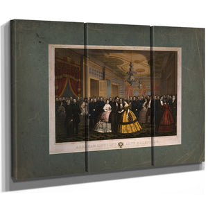 Abraham Lincolns Last Reception 1865 — Framed Wall Art Room View | Bella Frye