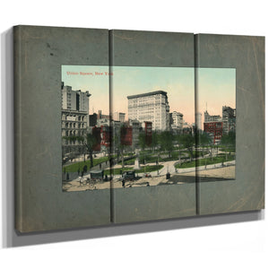 Union Square in Fading Light a Manhattan Memory Suspended in Time — Framed Wall Art Room View | Bella Frye
