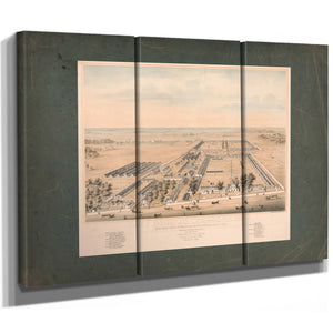 Camp Douglas Chicago Ill 1864 1864 — Framed Wall Art Room View | Bella Frye