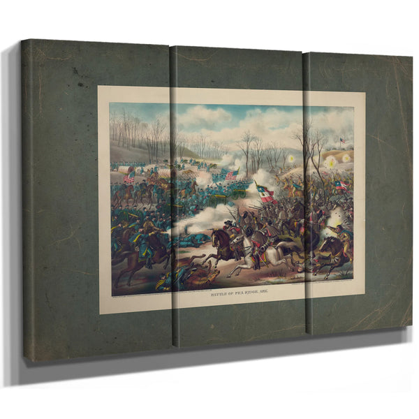 Battle of Pea Ridge Arkansas 1889 — Framed Wall Art Room View | Bella Frye