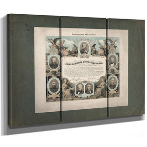 Emancipation Proclamation Proclamation by the Governor 1865 — Framed Wall Art Room View | Bella Frye