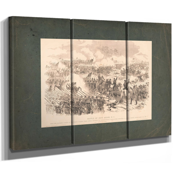 Battle of New Berne Nc 1885 — Framed Wall Art Room View | Bella Frye