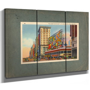 Electric Dreams of the Great White Way Times Square Nocturne — Framed Wall Art Room View | Bella Frye