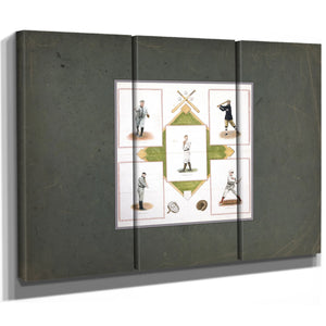 Souvenir Square Usa 1912 — Framed Wall Art Room View | Bella Frye