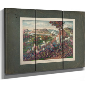 Battle of Missionary Ridge Fought November 23 25 1863 1886 — Framed Wall Art Room View | Bella Frye