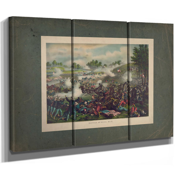 Battle of Bull Runjuly 21st 1861federal Gen Mcdowell Confederate Gen Beaureg — Framed Wall Art Room View | Bella Frye