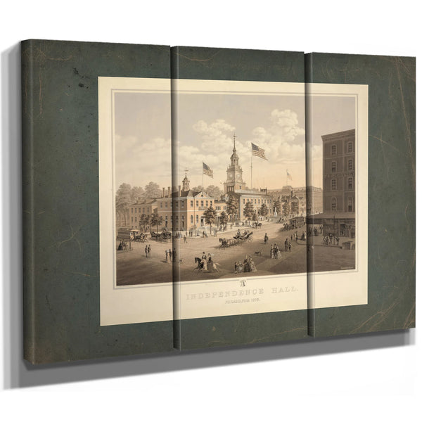 Independence Hall Philadelphia 1876 1894 — Framed Wall Art Room View | Bella Frye