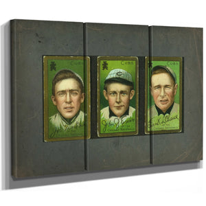 Joe Tinker Chicago Cubs Baseball Card Portrait 2 — Framed Wall Art Room View | Bella Frye