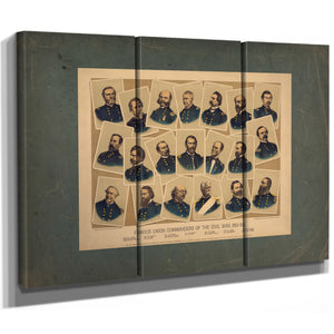 Famous Union Commanders of the Civil War 1861 65 1884 — Framed Wall Art Room View | Bella Frye