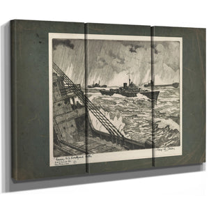 Convoy Us Coastguard Cutter 19th Century — Framed Wall Art Room View | Bella Frye
