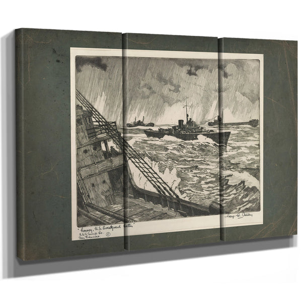 Convoy Us Coastguard Cutter 19th Century — Framed Wall Art Room View | Bella Frye
