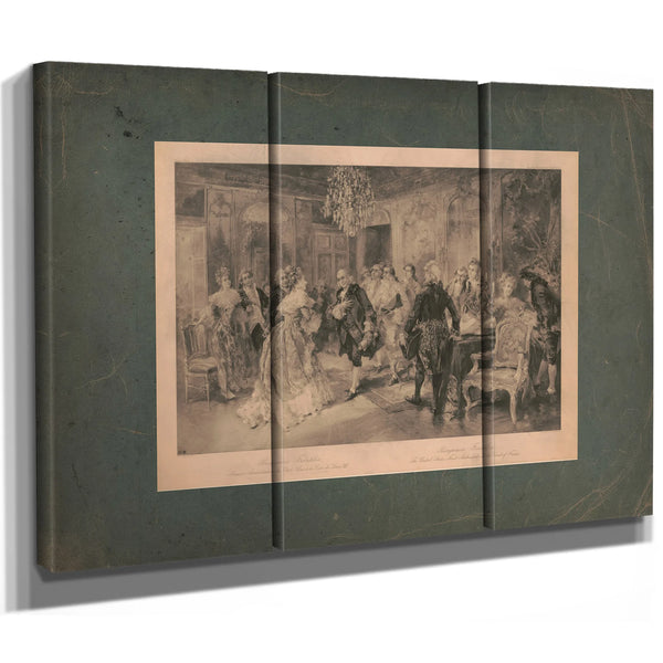 Benjamin Franklin the United States First Ambassador at the Court of France — Framed Wall Art Room View | Bella Frye