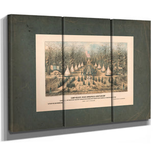 Camp Kelsey Near Annapolis Junction Md 1861 — Framed Wall Art Room View | Bella Frye