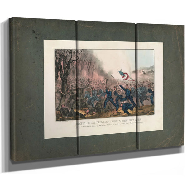 Battle of Mill Spring Ky Jan 19th 1862 1862 — Framed Wall Art Room View | Bella Frye