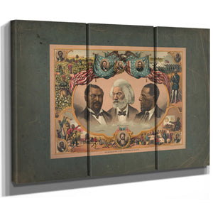 Heroes of the Colored Race 1883 — Framed Wall Art Room View | Bella Frye