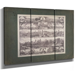 Destruction of San Francisco by Earthquake Fire 19th Century — Framed Wall Art Room View | Bella Frye